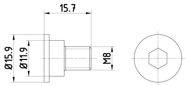 HELLA PAGID Болт, диск тормозного механизма 8DZ 355 209-031